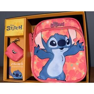 Disney Stitch 2 Peace Gift Set Crossbody and Tech Pouch New In Box Sealed New